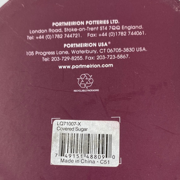 Liquid Cream and Sugar Set White Porcelain Made in England - Picture 6 of 11